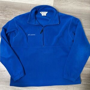 Columbia Men's Royal Blue Zip-Up Sweater